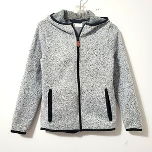 H&M Brushed Knitted  full zip up jacket 8-10